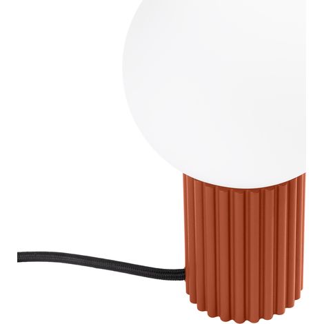 Lampe de bureau moderne ocre rouge, globe G9 8W SFERA (1/5)