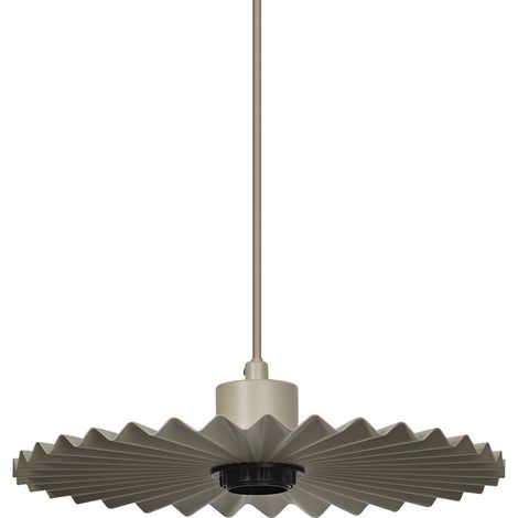 OSRAM Decor Plissee Suspension décorative avec abat-jour, culot E27, en métal, 295 mm, IP20, beige (1/5)