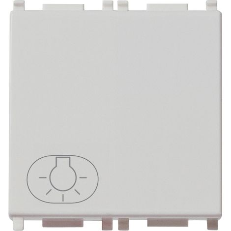 Pulsante 1P No 10A Luce 2M Silver VIMAR 14008.2.L.SL