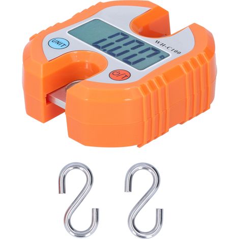 Balance de levage miniature 150kg avec double précision et affichage C100 orange (1/5)