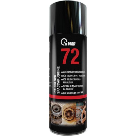 Vmd 72 Ice Sblock Rust Remover 400 ml e'limine la rouille en couches re'sistante et empeche la rouille de se reformer