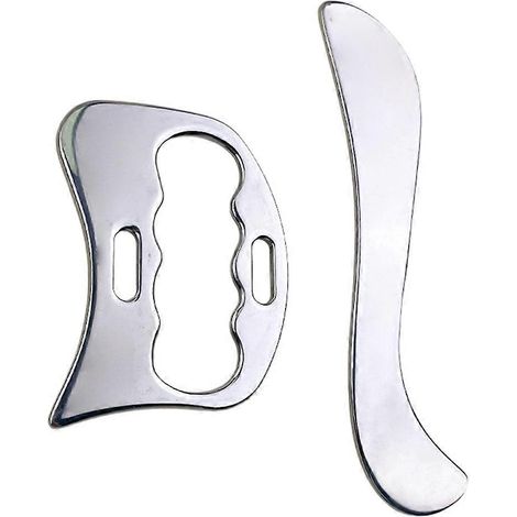 Faszienmesser aus Edelstahl, tragbares und praktisches myofasziales Entspannungsmesser, Gua-Sha-Gerät zur Weichteilbehandlung (1/5)