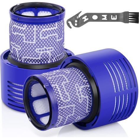 Packung mit 2 Ersatz-Staubsaugerfiltern, kompatibel mit Dyson Cyclone V10, Ersatzteilnummer 969082-01 (1/5)