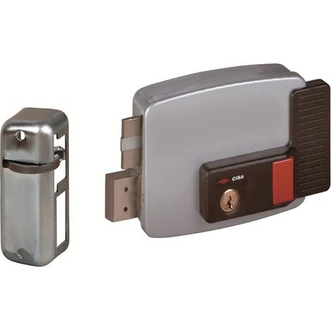 Serratura elettrica elettroserratura applicare 11670 cisa 50 mm sx porte legno (1/2)