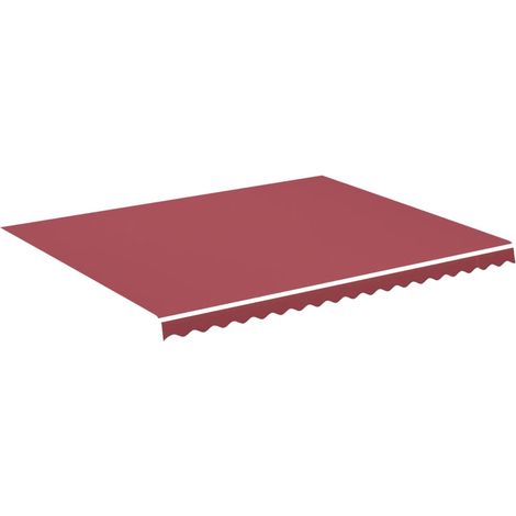 Maison Exclusive - Tessuto di Ricambio per Tenda da Sole Rosso Borgogna 4,5x3,5 m