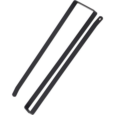 Küchenschrank-Papierrollenhalter aus Stahl, Papierhandtuchhalter, Aufhänger, Aufbewahrungsorganizer, schwarz