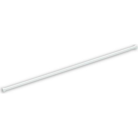 1PZ TELAIO ESTENSIBILE PER TENDE DOCCIA IN BLISTER col. Bianco cm. 60-90