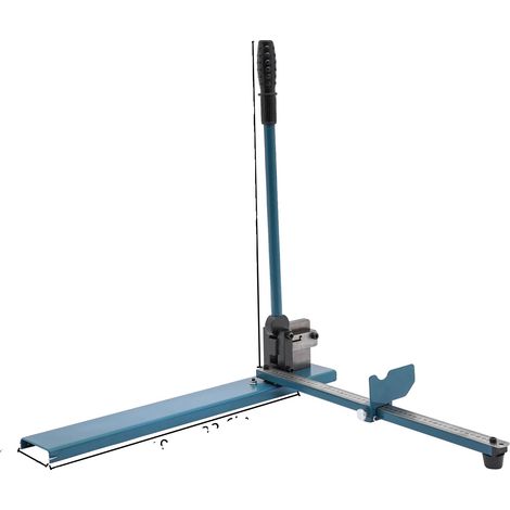 Macchina per il taglio di rotaie, taglio di precisione, costruzione resistente, blu (1/2)