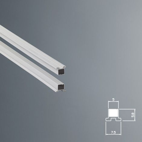 Guarnizione Magnetica Box Doccia in Gomma EC-MAG-5121 KIT 2 PEZZI Bianco