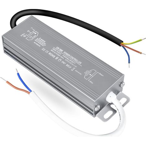 Transformateur LED 12V 36W Étanche IP67 Transfo 170-250V AC à 12V DC Led Driver, Alimentation 3A Alimentation Tension Basse Constante Adaptateur pour CCTV Bande Led, Lampes et Projecteurs (1/5)