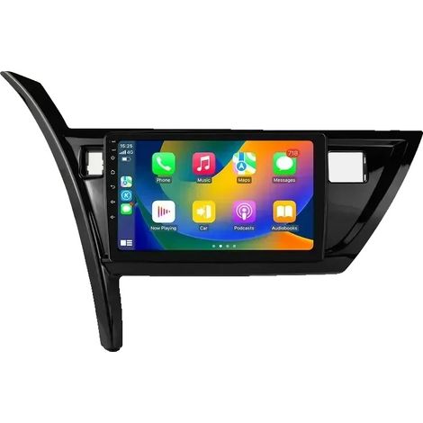 Radio para coche, control por voz con IA, soporte multiformato, compatible con Toyota Corolla Auris 2013-2016, P2CP (4 núcleos, 2 GB, 32 GB) (1/2)