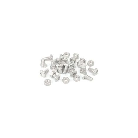50 Stück Gewächshausmuttern und -schrauben für die Gewächshausmontage und -befestigung (1/4)