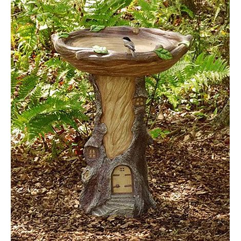 Mangeoire À Oiseaux - En Résine Résistante Aux Intempéries - Pour Jardin Ou Intérieur - Avec Brosse De Nettoyage - 1 Pièce (1/5)