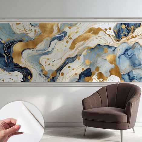 Papier peint autocollant adhésif avec imprimé motifs uniques apparence moderne Élégance abstraite 250x104 cm (1/5)