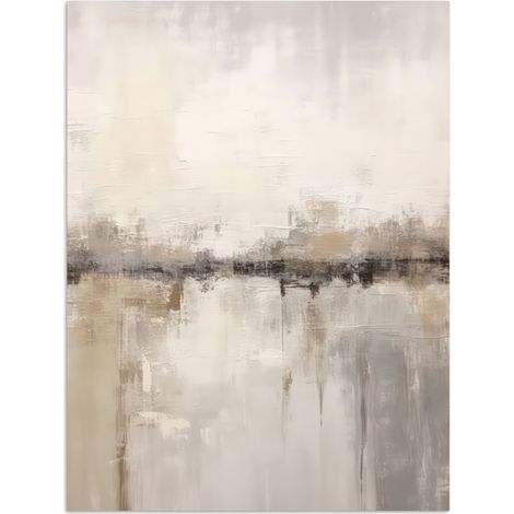 AFFICHE Art moderne - Abstrait - Beige Décoration Murale 60x80 cm (1/4)