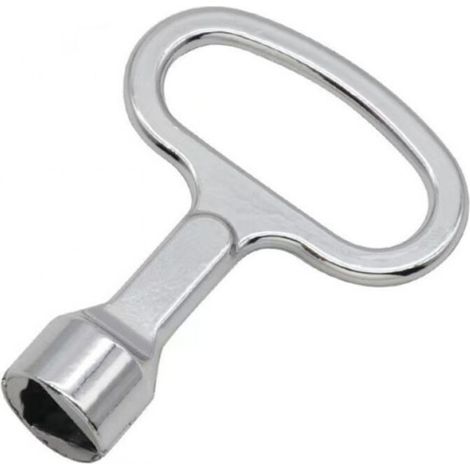 Triangle Poubelle Clé Poubelle Triangulaire Clef Triangle à Douille en Métal pour Compteur Gaz Ascenseurs Armoire Electriques Coffret