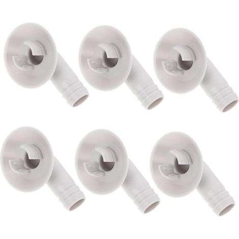 Connecteur de Tuyau de Vidange AC 6 Pièces - Raccord Réutilisable pour Climatiseurs - Construction Plastique Haute Qualité pour Systèmes Extérieurs (1/5)