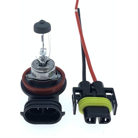 Car socket wire LEDHID H11 H9 H8 880 H16JP waterproof male and female connector plug with wire light bulb (1/5)