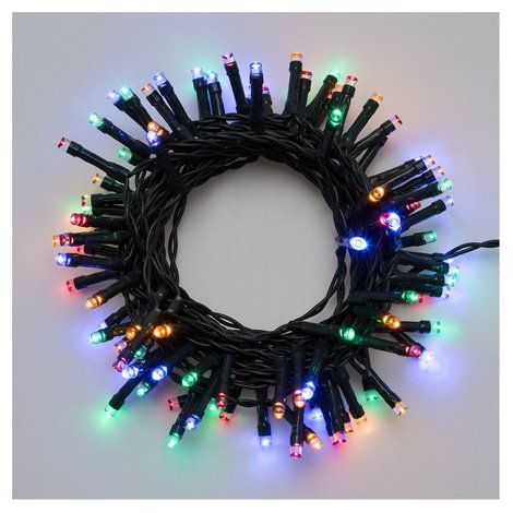 Xmasking 01639858 Catena Luminosa Natale 240 LED 9,6 m Timer 8h IP44 Uso Esterno a Batteria colore Multicolore (1/3)