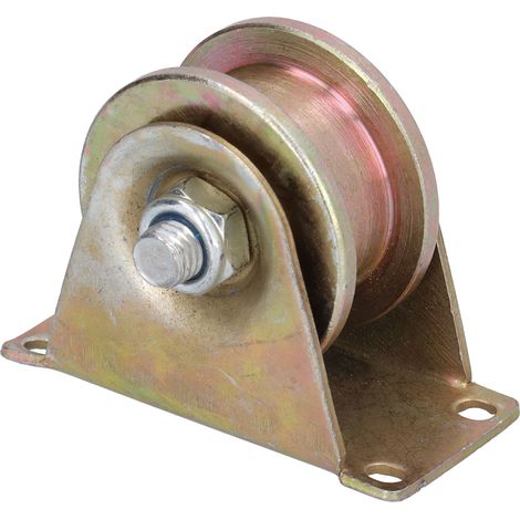 Rail de guidage robuste pour câbles métalliques, à gorge en H de 60 mm, avec support de 2,5 mm pour équipements de levage (1/5)