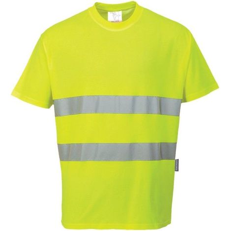 Tee-shirt Confort Coton Couleur : Jaune Taille S - Portwest (1/2)