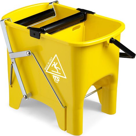 Secchio per mocio Squizzy giallo da 15 Lt.