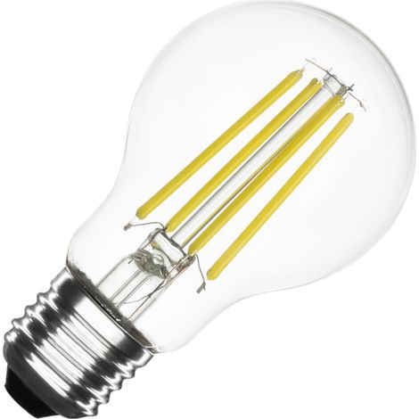 Bombilla Filamento LED E27 Casquillo Gordo 2.3W 485lm A60 High Efficiency 211 lm/W Clase A No Flicker 2700K Blanco Cálido (1/2)