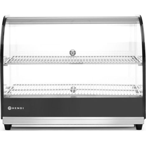 Vetrina riscaldante per esposizione piatti caldi 2 x GN1/1 400W - Hendi 273999 (1/4)
