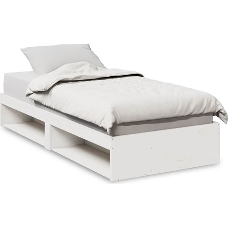 Maison Exclusive - Dormeuse senza Materasso Bianco 100x200 cm Legno Massello Pino