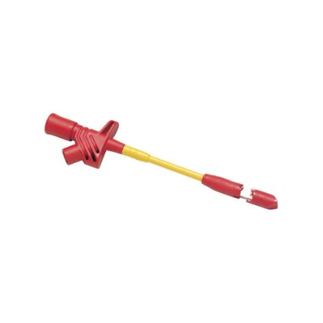 Fluke  AC89 Morsetto a clip/coccodrillo isolato Presa 4mm CAT IV 600 V, CAT III 1000 V Rosso 1 pz.
