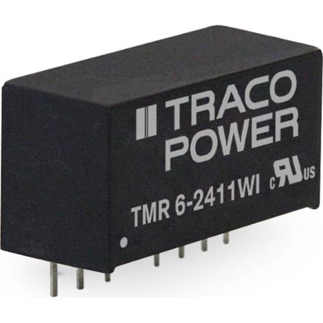 TracoPower TMR 6-2415WI Convertitore DC/DC da circuito stampato 24 V/DC 24 V/DC 250 mA 6 W Num. uscite: 1 x Contenuto 1 (1/2)
