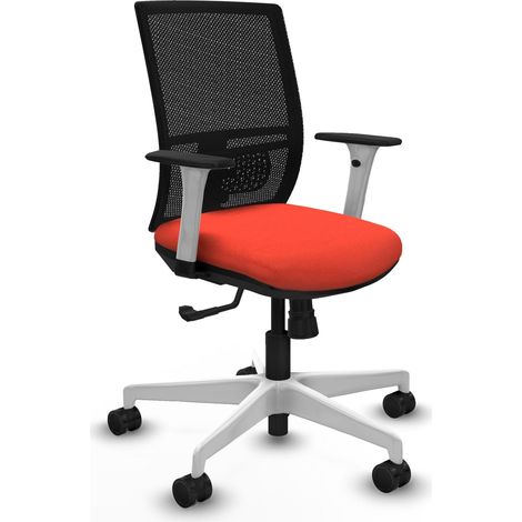 Chaise de bureau piqueras y crespo Yunquera blanc velours (1/2)