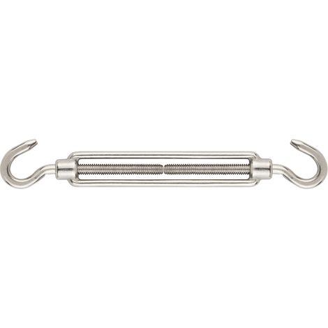 Tendeur crochet/crochet - Inox A4 M5 - Ø8 - Boite de 10