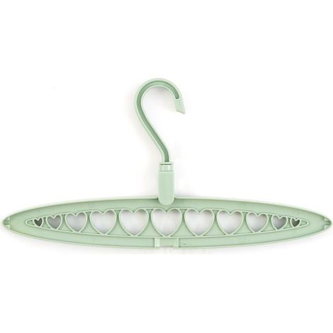 Portant à vêtements sur pied compact, étagère de rangement domestique, support organisation vêtements, couleur vert 33×17 cm (1/4)
