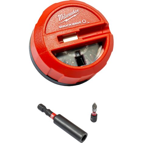 Milwaukee SHOCKWAVE Bitset 15-tlg., Gen II Puck (1/4)