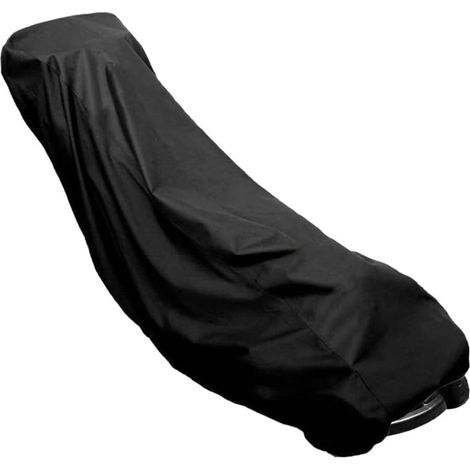 1 Pièces Housse de Tondeuse Poussée Extérieur Housse de Tondeuse Poussée Noir Uv, Poussière, Protection Contre le Vent (1/5)