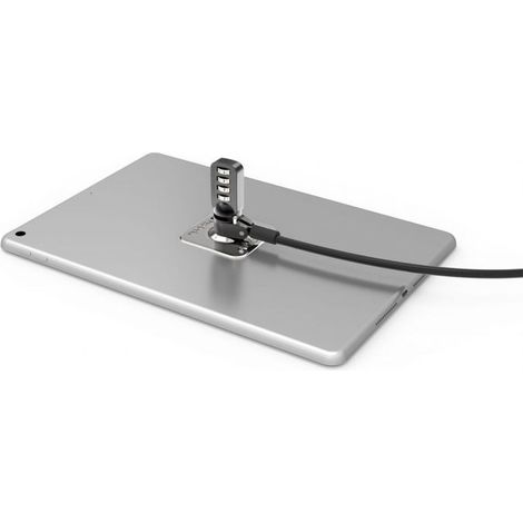 Compulocks Universal Tablet Cable Lock - 3M Plate - Silver Combination Lock cavo di sicurezza (UNIVERSAL TABLET LOCK WITH - COMBINATION CABLE LOCK - BLACK) (1/3)