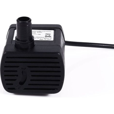 Brushless DC 6V 2W Micro Pompe à Eau Submersible avec Prise USB Solaire Ultra-Silencieux Mini Brushless Pompe De Refroidissement à Eau pour Fontaine Aquarium Circulation (1/4)