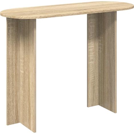Console Table Sonoma Oak 100 x 39.5 x 75 cm Engineered Wood vidaXL