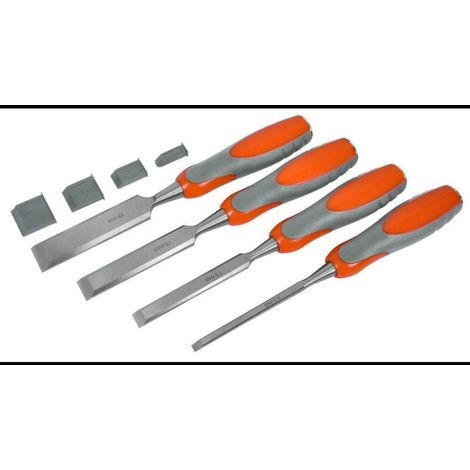 JSSEVN - WOOD CHISELS 6 - 12 - 19 AND 25 MM