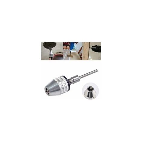 Sans clé Mini 3-jaw Mandrin Tournevis adaptateur avec changement rapide 2.35 mm à queue ronde Queue cylindrique 0.3–3.4 mm forets Fraises de fraisage pour Micro-production ou Industrie médicale (1/5)