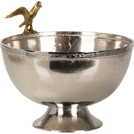 Silberner Champagnerkühler aus Aluminium Eagle 35x38x29 cm (1/5)