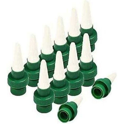 Automatisches Keramik-Pflanzenbewässerungssystem mit selbstbewässernden Spikes für Blumen und Tropfbewässerung, Bewässerungssystem für den Innen- und Außenbereich, 12er-Set (1/5)