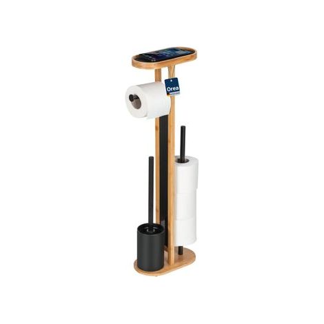 Support WC 4 en 1 WENKO OREA, avec étagère pour téléphone. (1/5)
