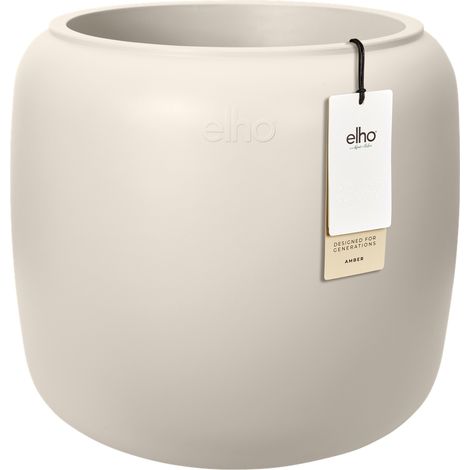 Elho Amber Beads Small 40 White Fioriera Rotondo