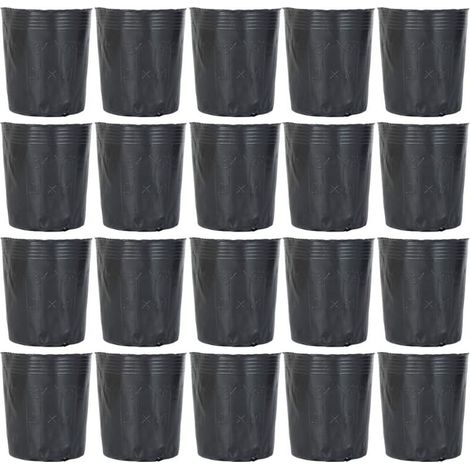 Lot de 300 pots en plastique pour semis et semis 8 x 8 cm D (1/5)