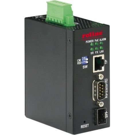 Convertitore roline industriale Ethernet 230400 bps metallo nero (1/4)