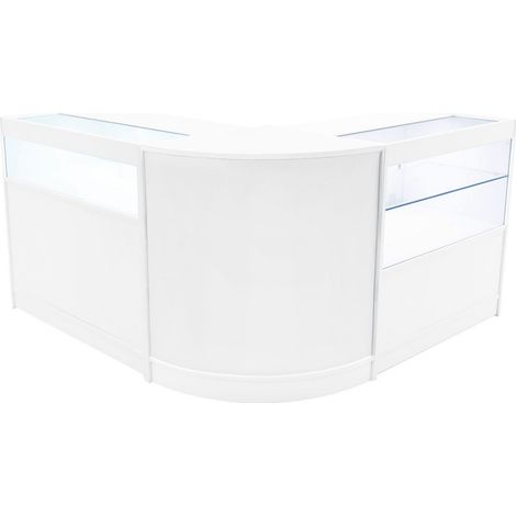 Adonis LED Shop Counter Set B900, C900 & CM60 - White (1/5)