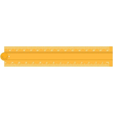 Tragbares Messlineal aus Aluminiumlegierung für Holzbearbeitung und Maschinenbau, lila, platzsparend, leicht zu verstauen (1/5)