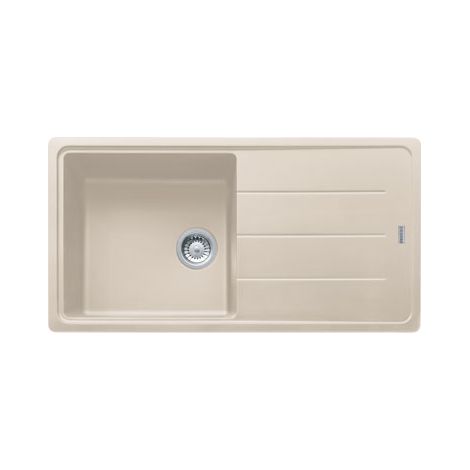 Franke Boston BFG 611-97. Colore del prodotto: Beige, Numero di vasche per lavello: 1 ciotole, Dimensioni prima vasca (LxL): 450 x 420 mm. Larghezza: 970 mm, Profondità: 500 mm, Larg... - 114.0276.080 (1/2)